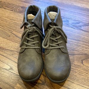 SONOMA Lace Up Ankle Boot Gray Size 6.5